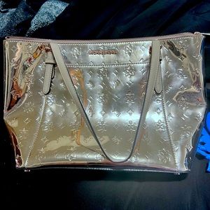 Micheal Kors large rose gold tote bag! Gently used